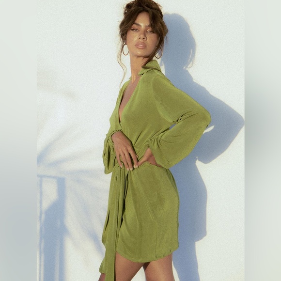 Princess Polly Party Time Mini Dress Green - Picture 9 of 12